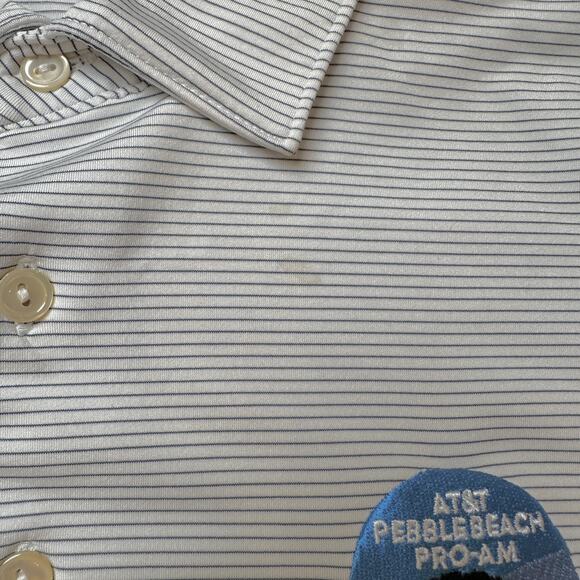 Peter Millar Polo Shirt Mens XL Summer Comfort Golf AT&T Pebble Beach Pro-Am - Picture 6 of 14